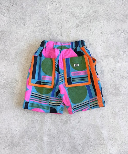 HOGAN RANCH WEAR（ホーガンランチウエア）の「ミニウラケソウガラショートパンツ（80～130cm）（その他パンツ・キッズ・グレー/ライム/マルチ・90/100/110/120/80/95/130）」の3枚目の写真