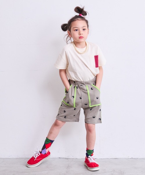 HOGAN RANCH WEAR（ホーガンランチウエア）の「ミニウラケソウガラショートパンツ（80～130cm）（その他パンツ・キッズ・グレー/ライム/マルチ・90/100/110/120/80/95/130）」の10枚目の写真