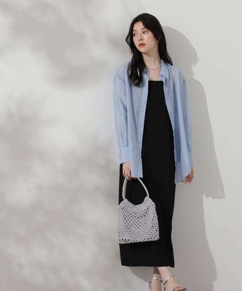 PROPORTION BODY DRESSING（プロポーションボディドレッシング）の「ナローキャミジャンスカ / 1214140401（ワンピース・レディース・ブラック系その他/オフホワイト/ブラック・SMALL/MEDIUM）」の12枚目の写真