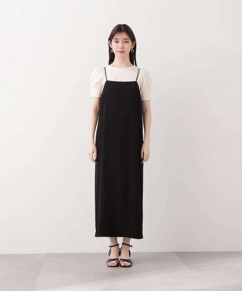 PROPORTION BODY DRESSING（プロポーションボディドレッシング）の「ナローキャミジャンスカ / 1214140401（ワンピース・レディース・ブラック系その他/オフホワイト/ブラック・SMALL/MEDIUM）」の19枚目の写真
