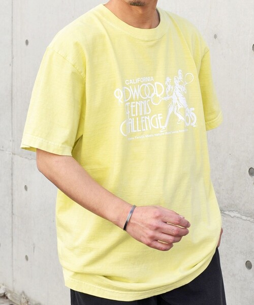 GOOD ROCK SPEED(グッドロックスピード)の「【SHIPS any別注】GOOD ROCK SPEED: レトロ スポーツ グラフィック Tシャツ◇(Tシャツ/カットソー・メンズ・ライトイエロー/ロイヤルブルー/ブラック/ホワイト/グレー・MEDIUM/LARGE/X-LARGE)」の2枚目の写真