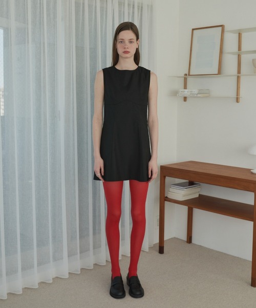 GIUNON（ジウノン）の「nylon tights / ナイロンタイツ（タイツ/ストッキング・レディース・レッド・FREE）」の2枚目の写真