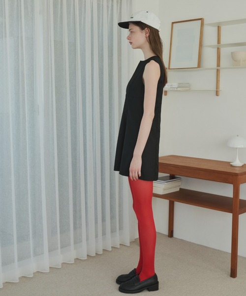 GIUNON（ジウノン）の「nylon tights / ナイロンタイツ（タイツ/ストッキング・レディース・レッド・FREE）」の3枚目の写真