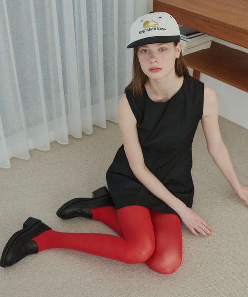 GIUNON（ジウノン）の「nylon tights / ナイロンタイツ（タイツ/ストッキング・レディース・レッド・FREE）」の14枚目の写真