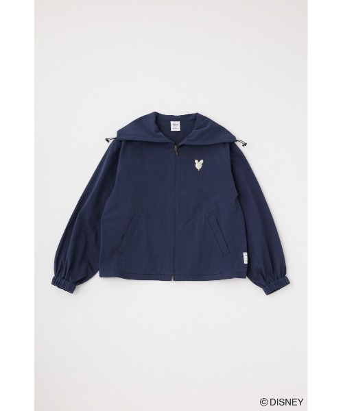 MOUSSY(マウジー)の「MD BALLOON ジャケット(その他アウター・レディース・ネイビー/オフホワイト・FREE)」の3枚目の写真