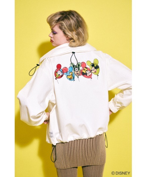 MOUSSY(マウジー)の「MD BALLOON ジャケット(その他アウター・レディース・ネイビー/オフホワイト・FREE)」の6枚目の写真