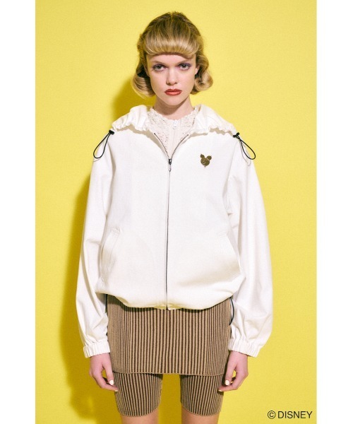 MOUSSY(マウジー)の「MD BALLOON ジャケット(その他アウター・レディース・ネイビー/オフホワイト・FREE)」の8枚目の写真