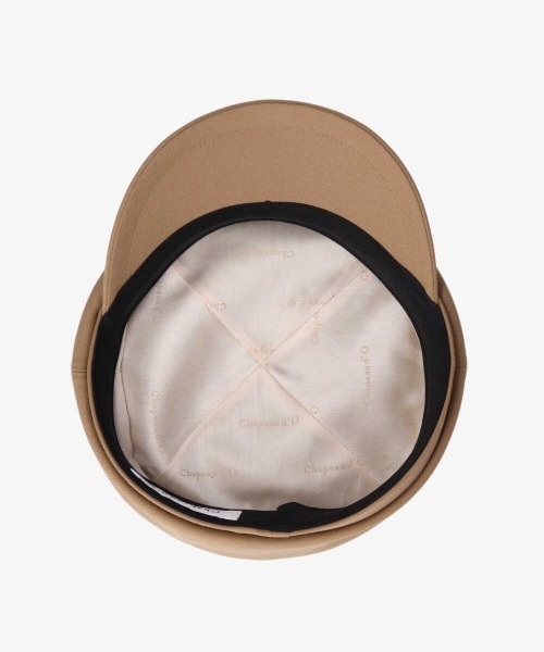 Chapeau d' O（シャポードオー）の「Chapeaud’O Over Marine Cas / シャポードオー（キャスケット・レディース・ブラック/ベージュ・M/57.5cm/S(56cm)）」の14枚目の写真