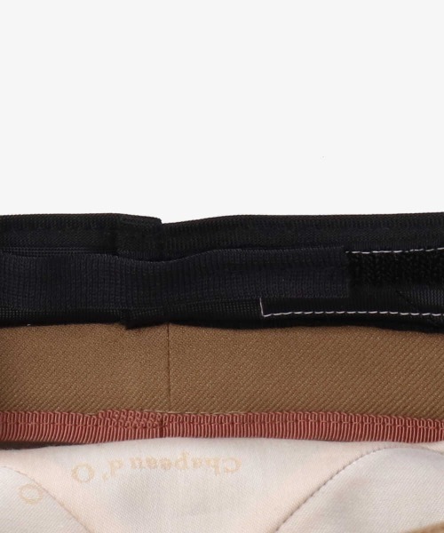 Chapeau d' O（シャポードオー）の「Chapeaud’O Over Marine Cas / シャポードオー（キャスケット・レディース・ブラック/ベージュ・M/57.5cm/S(56cm)）」の10枚目の写真