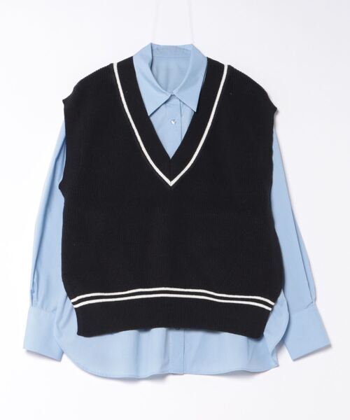kataです Rirandture Tシャツ付きニットベスト Rirandture - kata様専用です Rirandture Tシャツ付きニットベストの