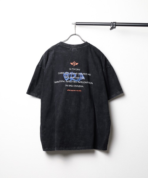 Bling Leads（ブリングリーズ）の「【Bl】ピグメントプリントTEE（Tシャツ/カットソー・レディース・ブラック・FREE）」の4枚目の写真