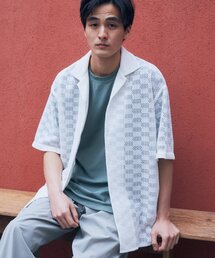 THE SHOP TK  | 【通気性◎/リラックスシルエット】クラフトレースシャツ(シャツ/ブラウス)