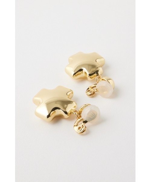 MOUSSY（マウジー）の「PUFFED CROSS CLIP イヤリング（イヤリング・レディース・ゴールド/シルバー・FREE）」の5枚目の写真