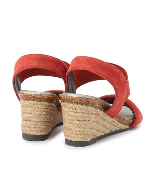 SHOO・LA・RUE（シューラルー）の「◆片手ではけるサンダル　シューダル24SS（サンダル・レディース・ブラウン系1/レッド系1/チャコールグレー/ブラック/サンドベージュ・45/35/25）」の9枚目の写真