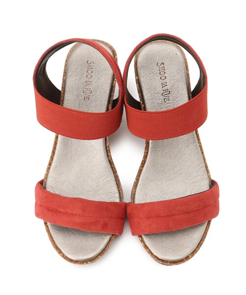 SHOO・LA・RUE（シューラルー）の「◆片手ではけるサンダル　シューダル24SS（サンダル・レディース・ブラウン系1/レッド系1/チャコールグレー/ブラック/サンドベージュ・45/35/25）」の10枚目の写真