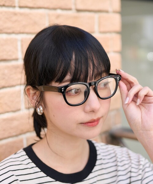 FREAK'S STORE（フリークスストア）の「黒縁メガネ（メガネ・レディース・ブラック・ONE SIZE）」の7枚目の写真