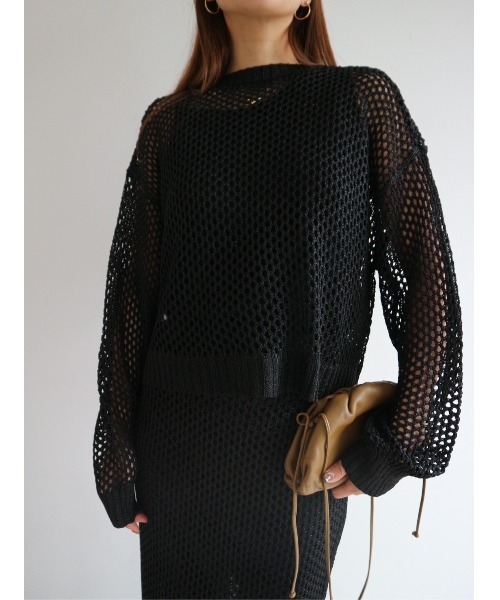 カーディガン Glitter Mesh Zip Cardigan レディース セール】Glitter Mesh Zip Cardigan（カーディガン/ボレロ