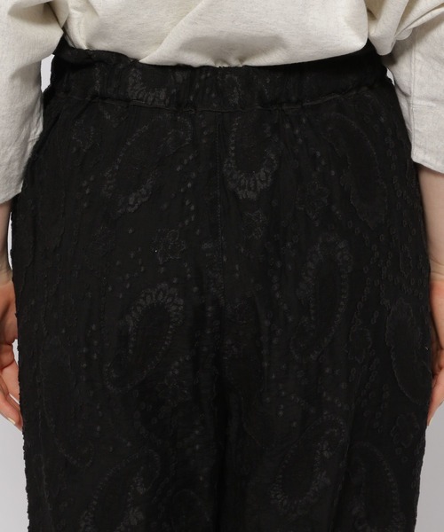 niko and...（ニコアンド）の「カッティングジャガードシアーパンツ（その他パンツ・レディース・グリーン/ブラック/アイボリー・FREE）」の10枚目の写真