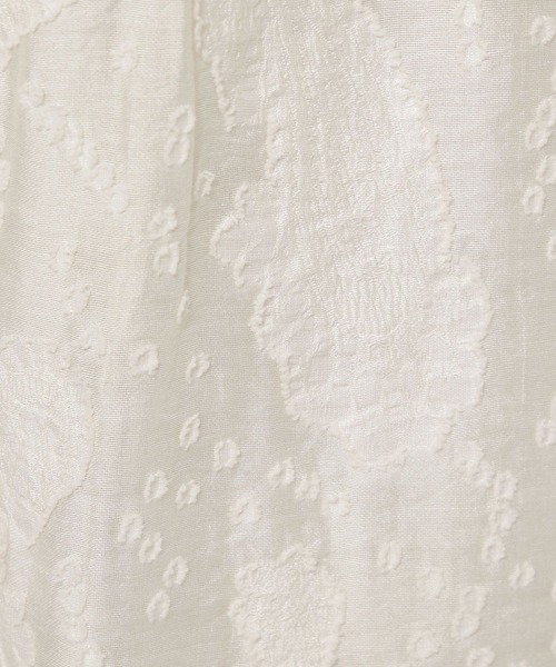 niko and...（ニコアンド）の「カッティングジャガードシアーパンツ（その他パンツ・レディース・グリーン/ブラック/アイボリー・FREE）」の5枚目の写真