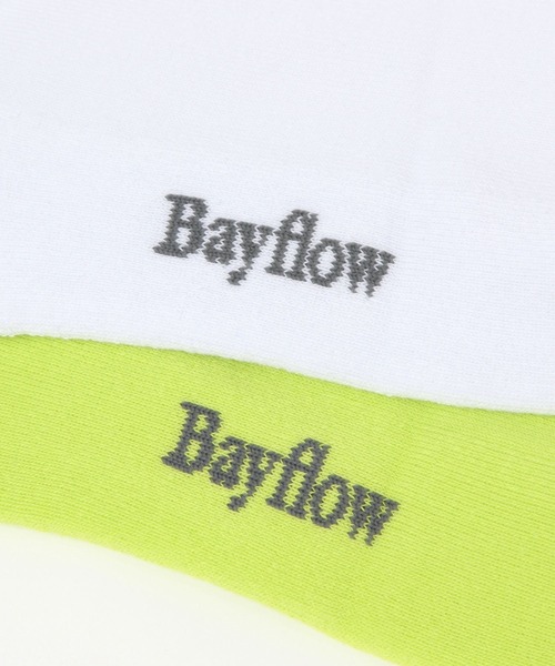BAYFLOW(ベイフロー)の「ショートプリントロゴソックス(ソックス/靴下・メンズ・グリーン/ホワイト/ブラック・FREE)」の5枚目の写真