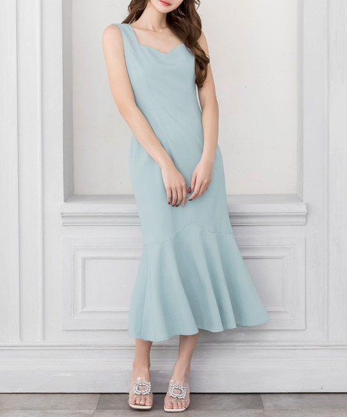 ハートネックマーメイドワンピース/24061（ワンピース）｜JULIA  