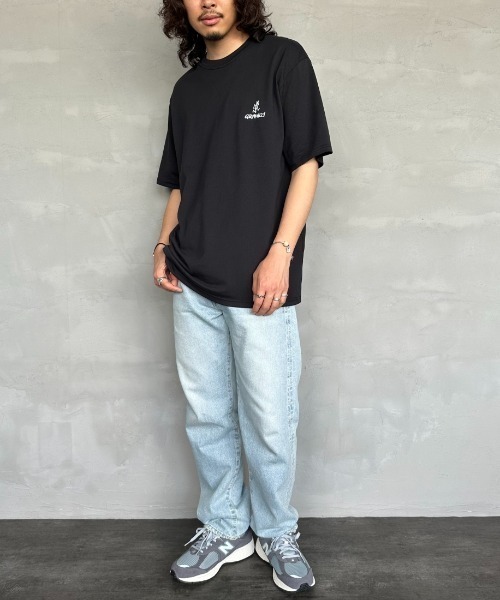 Gramicci（グラミチ）の「[GRAMICCI/グラミチ] ワンポイントロゴ ショートスリーブTシャツ（Tシャツ/カットソー・レディース・ホワイト/ブラック・M/L/XL）」の22枚目の写真