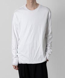 ATTACHMENT | 80/2 ピマコットンジャージー スリムフィット レイヤードL/S TEE / 80/2 PIMA CO JERSEY SLIM FIT LAYERED L/S TEE(Tシャツ/カットソー)