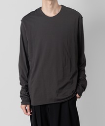 ATTACHMENT | 80/2 ピマコットンジャージー スリムフィット レイヤードL/S TEE / 80/2 PIMA CO JERSEY SLIM FIT LAYERED L/S TEE(Tシャツ/カットソー)