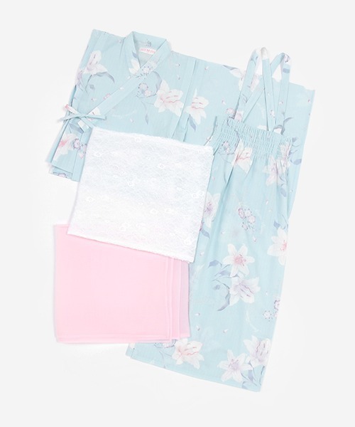 mezzo piano（メゾピアノ）の「百合柄 浴衣（浴衣）」 - WEAR