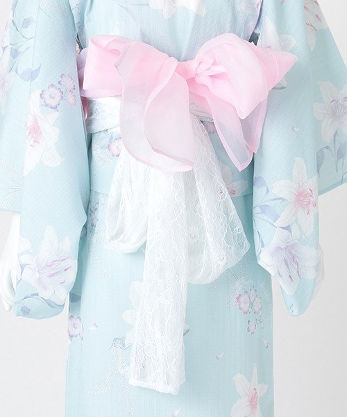 mezzo piano（メゾピアノ）の「百合柄 浴衣（浴衣）」 - WEAR