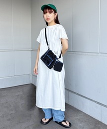 RCSカラーステッチロングワンピース