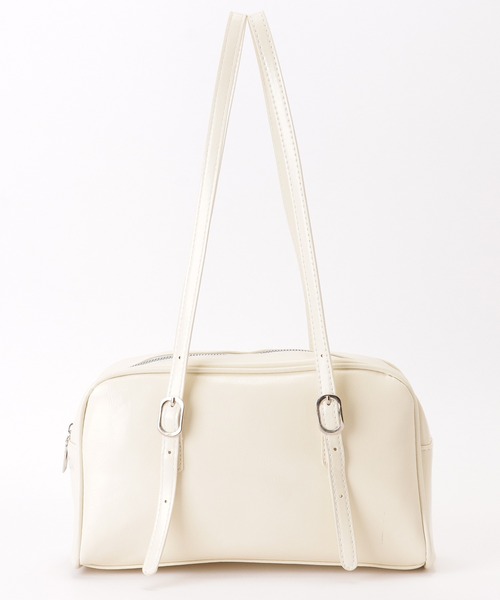 Lace Ladies（レースレディース）の「ロング ストラップ ボストン ショルダーバッグ（ボストンバッグ・レディース・ブラック/アイボリー・FREE）」の9枚目の写真