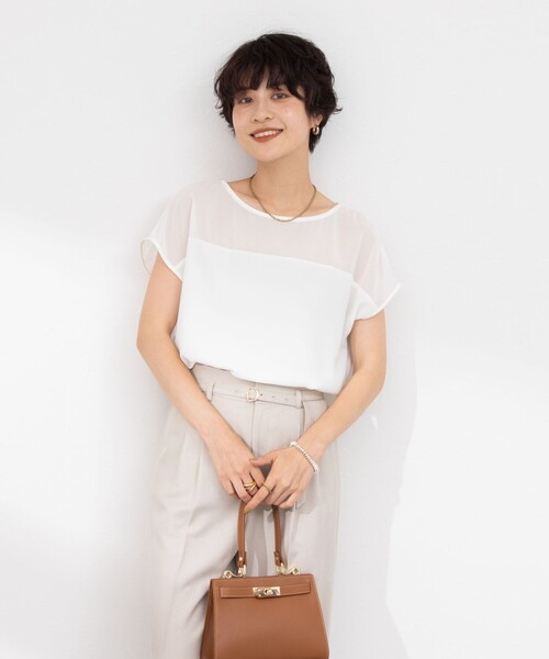 NOLLEY'S Sophi（ノーリーズソフィ）の「ジョーゼット×シフォン