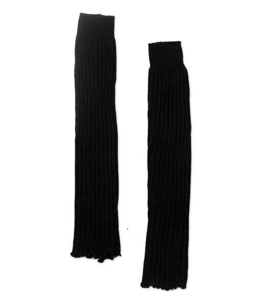 WEGO（ウィゴー）の「WEGO/メローレッグカバー（レッグウォーマー・レディース・オフホワイト/ブラック・FREE）」の4枚目の写真