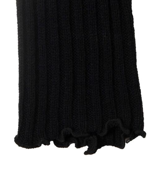 WEGO（ウィゴー）の「WEGO/メローレッグカバー（レッグウォーマー・レディース・オフホワイト/ブラック・FREE）」の6枚目の写真