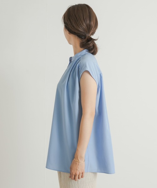 URBAN RESEARCH DOORS（アーバンリサーチドアーズ）の「レース切替フレンチブラウス（シャツ/ブラウス・レディース・ブラック/オフホワイト/ブルー・MEDIUM）」の17枚目の写真