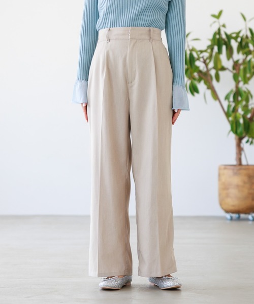 LAKOLE(ラコレ)の「サイドラインスラックスパンツ / 131983(スラックス・レディース・ブラック/グレー/ベージュ/グレー系2/ネイビー系8/グレー系その他/ブラック系その他2・LARGE/MEDIUM/SMALL)」の6枚目の写真