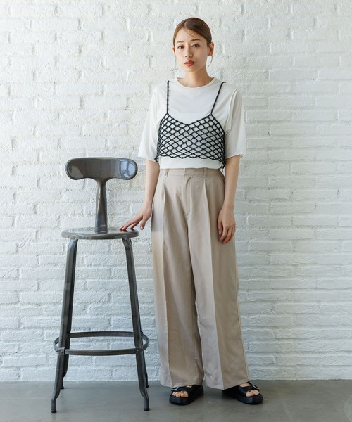 セール】サイドラインスラックスパンツ / 131983（スラックス