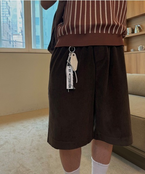 【セール】【BY ATTENTION】 ミックスチェーン リアルレザー キーリング（キーケース/キーアクセサリー）｜BY ATTENTION（バイアテンション）