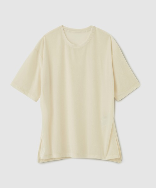 ROPE'（ロペ）の「シアーベロアトップス（Tシャツ/カットソー・レディース・オフホワイト/ブラック/ダークブラウン・FREE）」の14枚目の写真