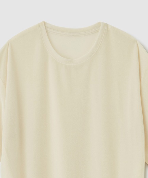 ROPE'（ロペ）の「シアーベロアトップス（Tシャツ/カットソー・レディース・オフホワイト/ブラック/ダークブラウン・FREE）」の16枚目の写真