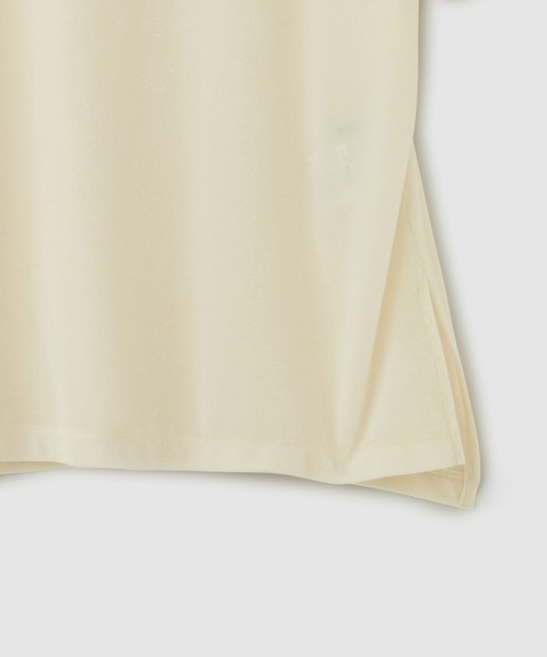 ROPE'（ロペ）の「シアーベロアトップス（Tシャツ/カットソー・レディース・オフホワイト/ブラック/ダークブラウン・FREE）」の4枚目の写真