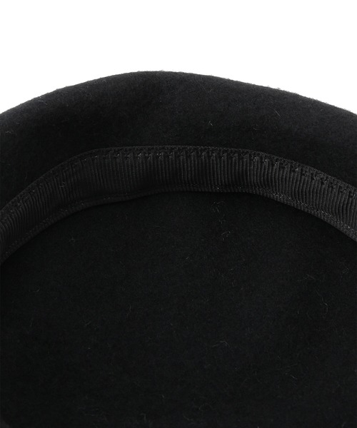 ROPE' PICNIC（ロペピクニック）の「プレート付きウールベレー帽/リンクコーデ（ハンチング/ベレー帽・レディース・ブラック/ベージュ系その他/ブルー系その他4・FREE）」の13枚目の写真