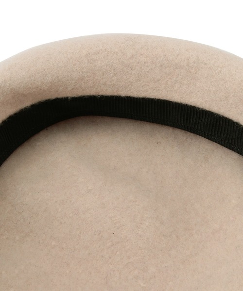 ROPE' PICNIC（ロペピクニック）の「プレート付きウールベレー帽/リンクコーデ（ハンチング/ベレー帽・レディース・ブラック/ベージュ系その他/ブルー系その他4・FREE）」の15枚目の写真