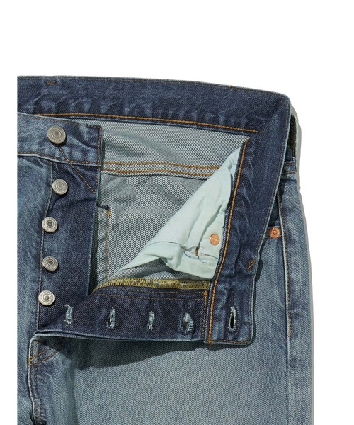 Levi's(リーバイス)の「Levi's/リーバイス CIRCULAR 501(R) ジーンズ ミディアムインディゴ HELP ME OUT(デニムパンツ・メンズ・インディゴブルー・W36 L32/W34 L32/W32 L32/W30 L32/W28 L32)」の6枚目の写真