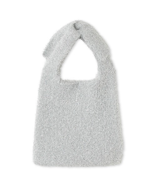 FRAY I.D（フレイアイディー）の「グリッターニットバッグ（ハンドバッグ・レディース・ピンク/その他/シルバー・FREE）」の3枚目の写真