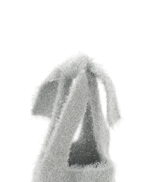 FRAY I.D（フレイアイディー）の「グリッターニットバッグ（ハンドバッグ・レディース・ピンク/その他/シルバー・FREE）」の7枚目の写真