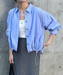 COLLAGE GALLARDAGALANTE | 裾ドロストオックスシャツ(シャツ/ブラウス)