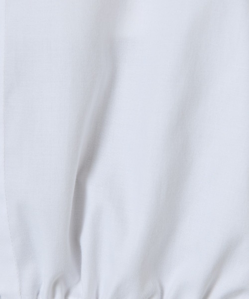 COLLAGE GALLARDAGALANTE（コラージュガリャルダガランテ）の「裾ドロストオックスシャツ（シャツ/ブラウス・レディース・パープル/オフホワイト/ブルー・FREE）」の7枚目の写真