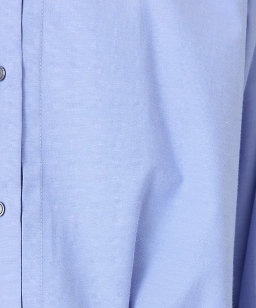 COLLAGE GALLARDAGALANTE（コラージュガリャルダガランテ）の「裾ドロストオックスシャツ（シャツ/ブラウス・レディース・パープル/オフホワイト/ブルー・FREE）」の6枚目の写真